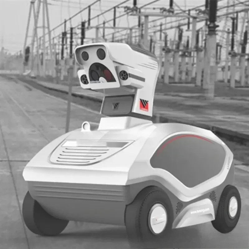 Factory Discount Security Patrol Robot 24-hour Working for Plaza School Mall Generator Room Security Patrol Robot