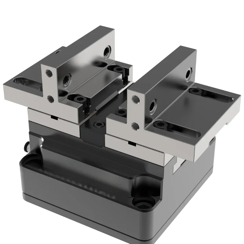 Direct Pneumatic Self-centering Vise, Synchronous Clamping Vise 5-Axis Precision Pressure Maintaining Self-centering Fixture