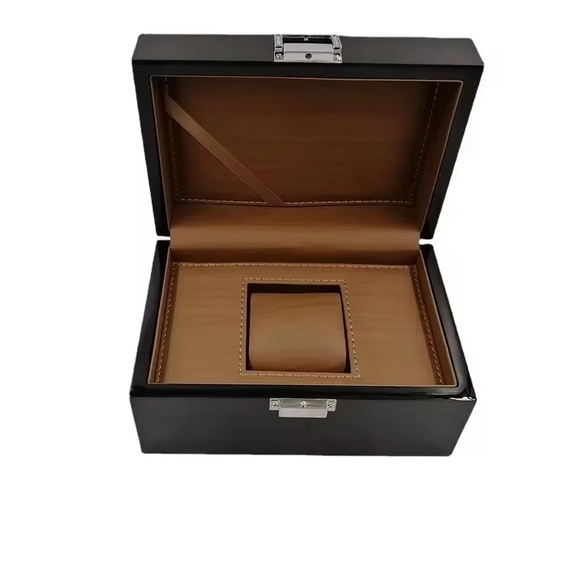 Elegant Lacquered Wood Display Case for Watches and Jewelry, Protective Storage Solution Perfect for Gift Giving
