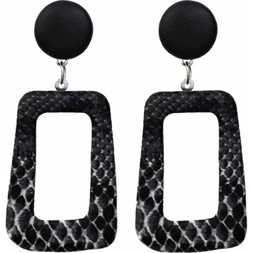 Myfavori Leopard Earrings Geometric Earrings Models Fashion 2019