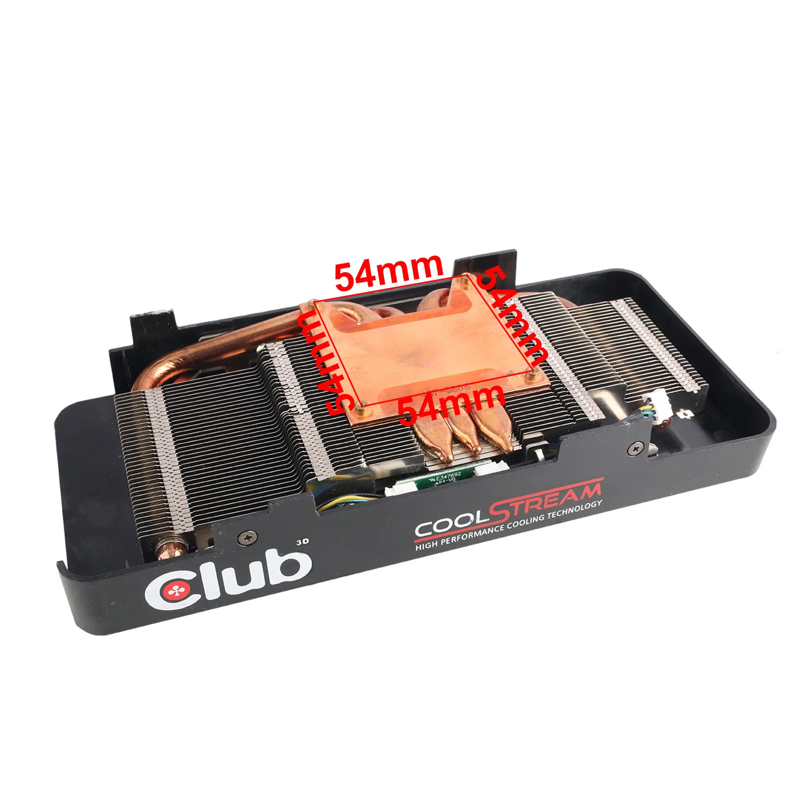 Dissipateur thermique de refroidissement de carte vidéo, Royal Queen, Club R9 380, Radeon R9 285, 4 Go, 3D