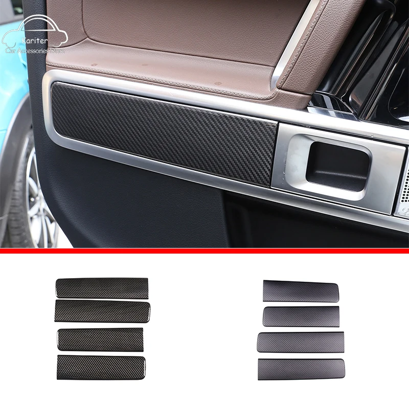 

For Mercedes-Benz G-Class 19-20 Car Modification Real Carbon Fiber Door Trim Panel Protection Sticker Car Interior Accessories