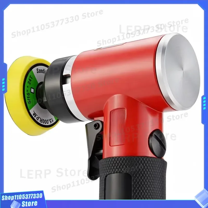 50mm Pneumatic Random Orbit Sander Lightweight Handheld Air Polisher for Woodworking Furniture Surface Finishing Professional