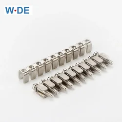 10pcs FBI 10-6 Fixed Bridge UK Type Terminal Block Accessories For UK2.5B UK5N DIKD1.5 UDK4 UKK5 UKKB5 Din Rail Terminal Blocks