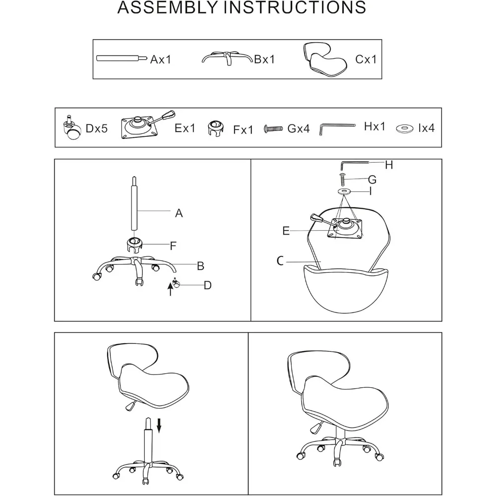 مقعد قصير (أسود)، مقعد دوار بارتفاع قابل للتعديل 13 بوصة - 15 بوصة، مثالي لغرفة لعب الأطفال، البستنة المنزلية، المطبخ #6