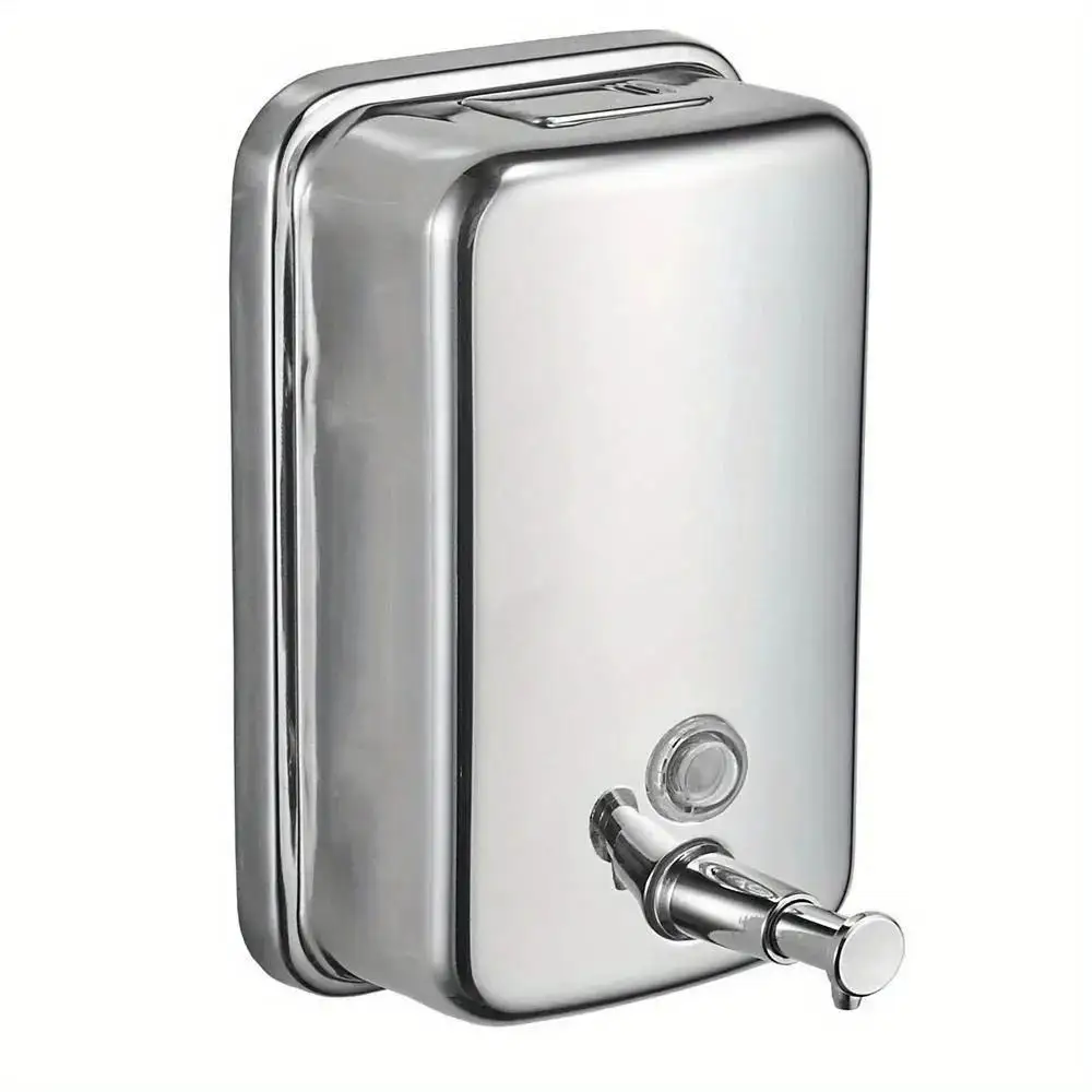 

500 мл настенный дозатор мыла для душа из нержавеющей стали для ванной комнаты, дозатор мыла для рук, отели, рестораны, коммерчески доступны