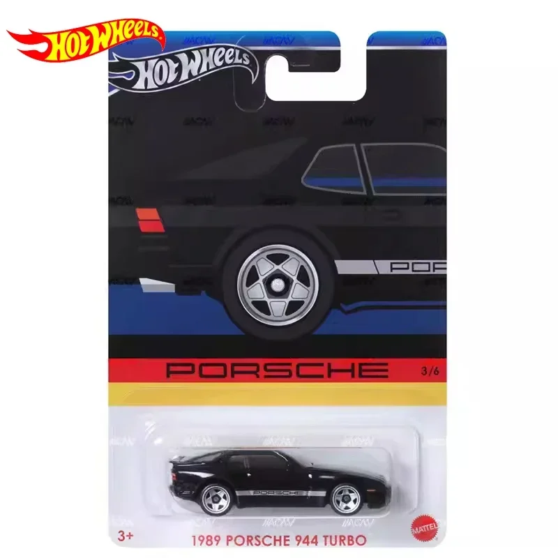 Original Hot Wheels Auto Porsche Serie 1989 Porsche 944 Turbo Jungen Spielzeug 1/64 Druckguss Fahrzeug Legierung Modell Sammler Geburtstag Geschenk