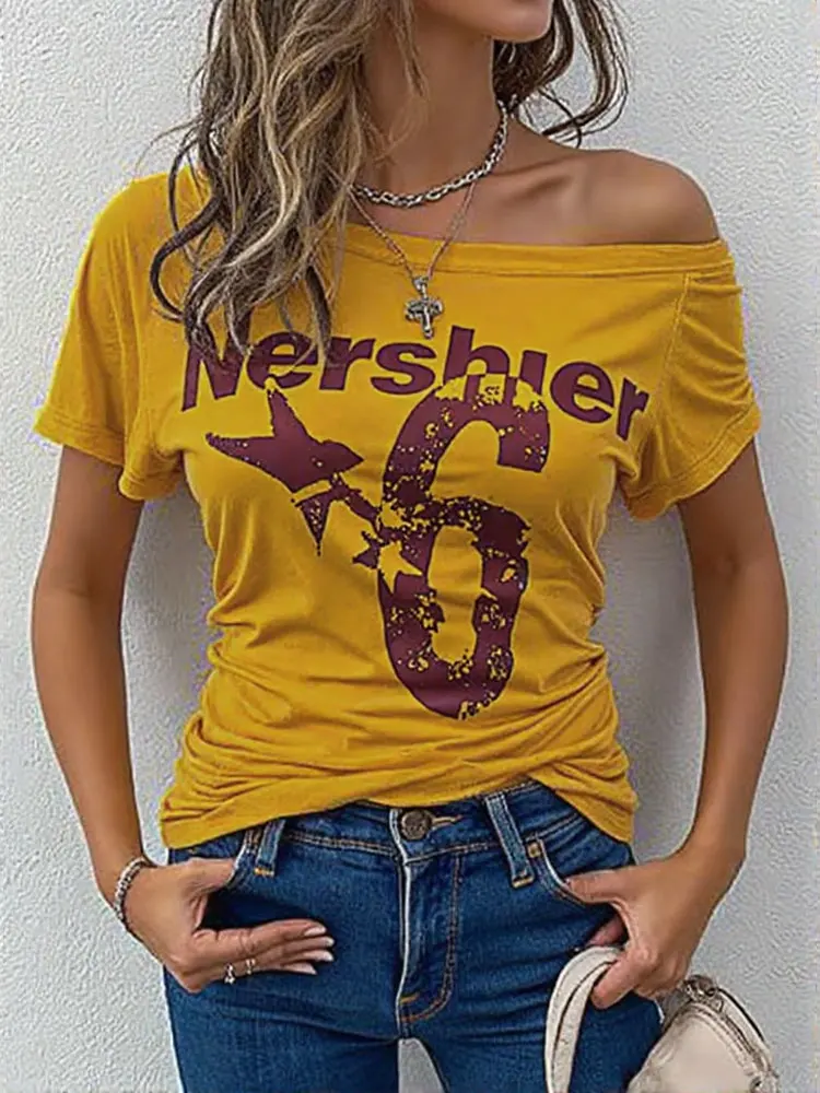 Thumbnail 2 - #80 Womens Basic Cotton T-Shirts Sale