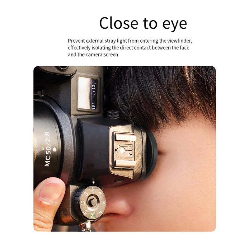 シリコンアイカップ Fornikon Z7II、Z7、Z6III、Z6II、Z6、Z5 快適なビューファインダー接眼レンズ Nikon DK-29-VVNB の交換品