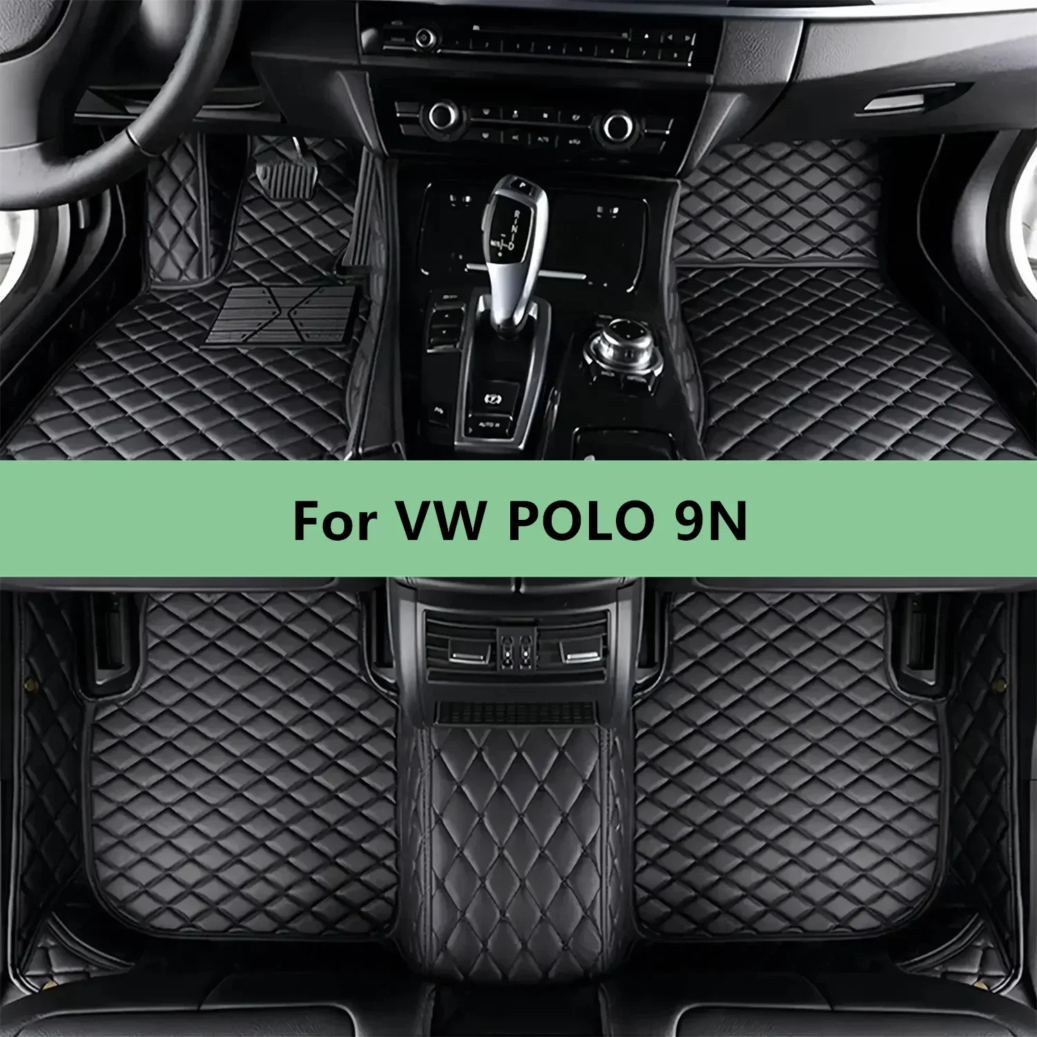 Car Floor Mats For VW POLO 9N 2002 2003 2004 2005 2006 Floor Mats for Car Interior Accessories