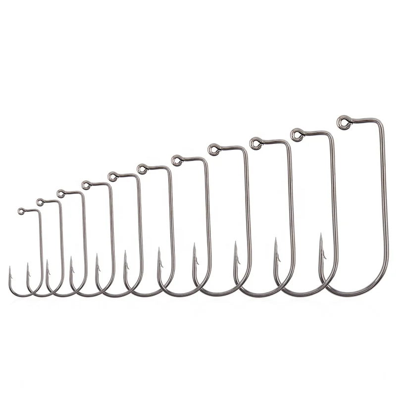 

10pcs/bag Superior Single Hook Fishing Carbon Steel Sea Fishing Fish Hooks Bulk Fishing Tools