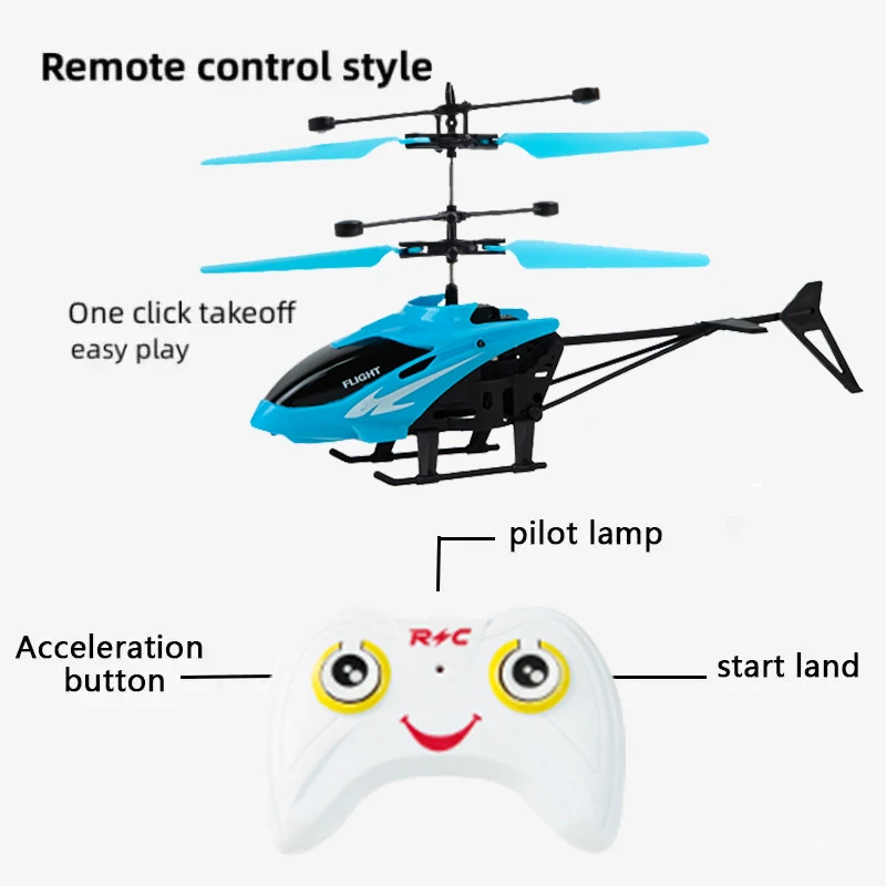 Carregamento de aeronaves de controle remoto, helicóptero bidirecional, suspensão interna, anti-queda, drone rc, brinquedos, presentes para crianças