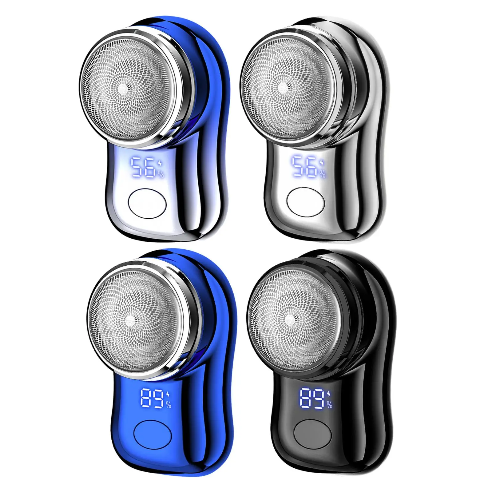 ماكينة حلاقة كهربائية صغيرة للرجال ماكينة حلاقة اللحية قابلة للفصل وقابلة للغسل وإزالة شعر الوجه الصغير للتخييم المكتبي #2