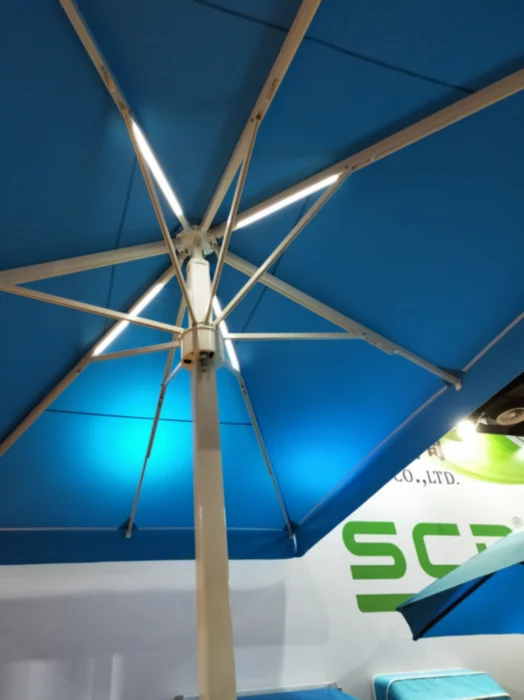 3x3,3x4,3x5,4x4,4x5 Size Customized Big Outdoor Patio Umbrella with Light