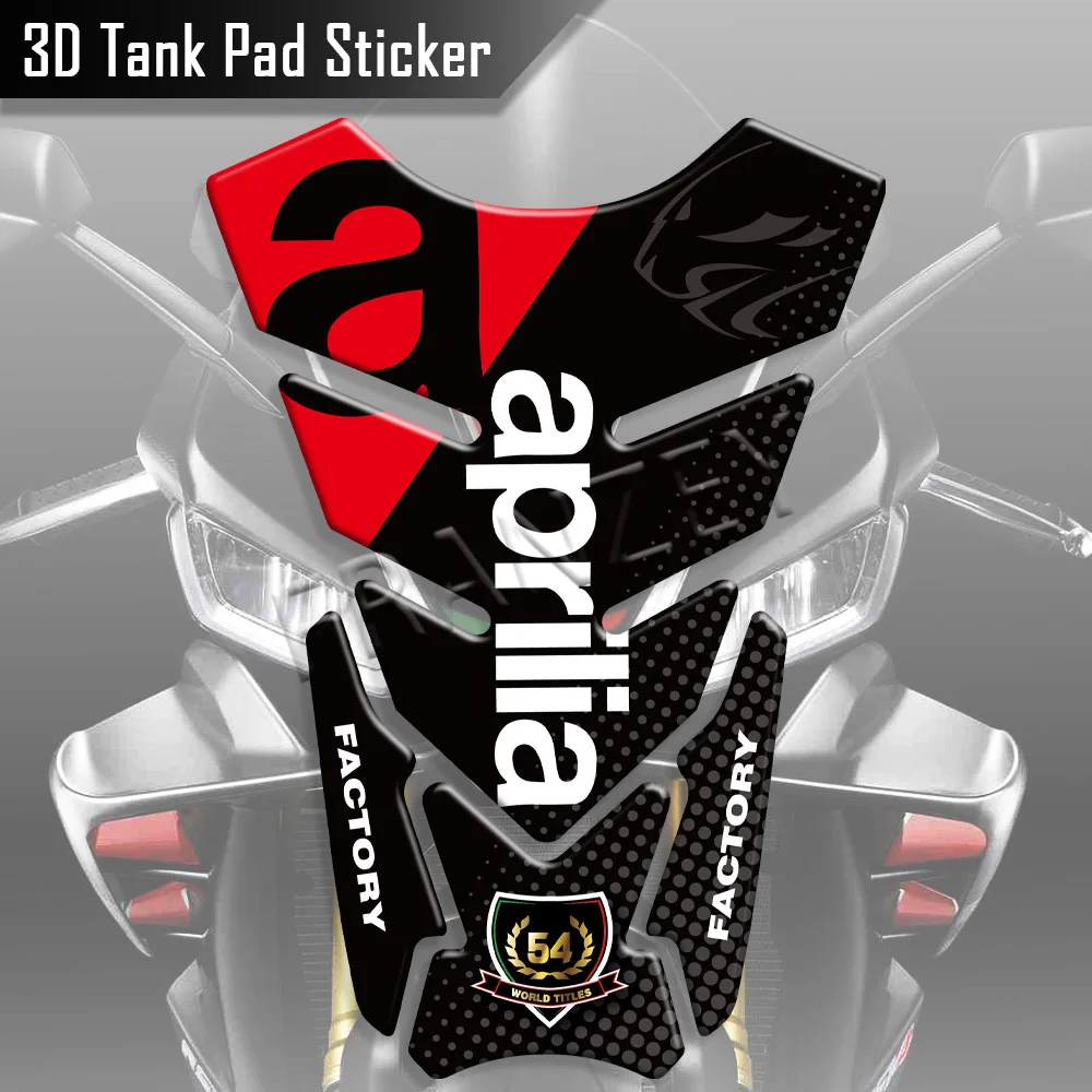 3D Motorcycle Fuel Tank Pad Stickers Protector Cover Decal For Aprilia APR RSV4 Tuono V4 RS 50 125 150 Shiver750 900 rs660 RS4