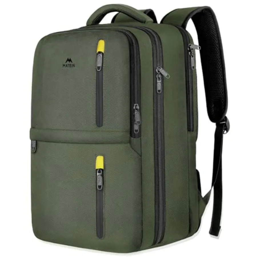 

Extra 45L Travel Backpack, Airline Approved Carry on Backpack with USB Port and Shoe Compartment, Water Resistant Luggage Colle