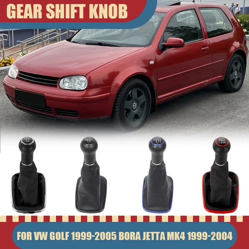 

New Product Shift knob With Dust Cover Manual 5 6 Speed For 1999-2005 VW Golf Bora Jetta MK4 1999-2004