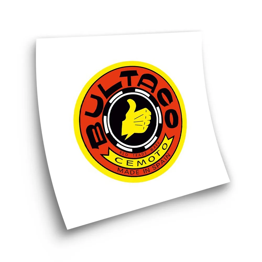 LOGO BULTACO 55mm compatible sticker