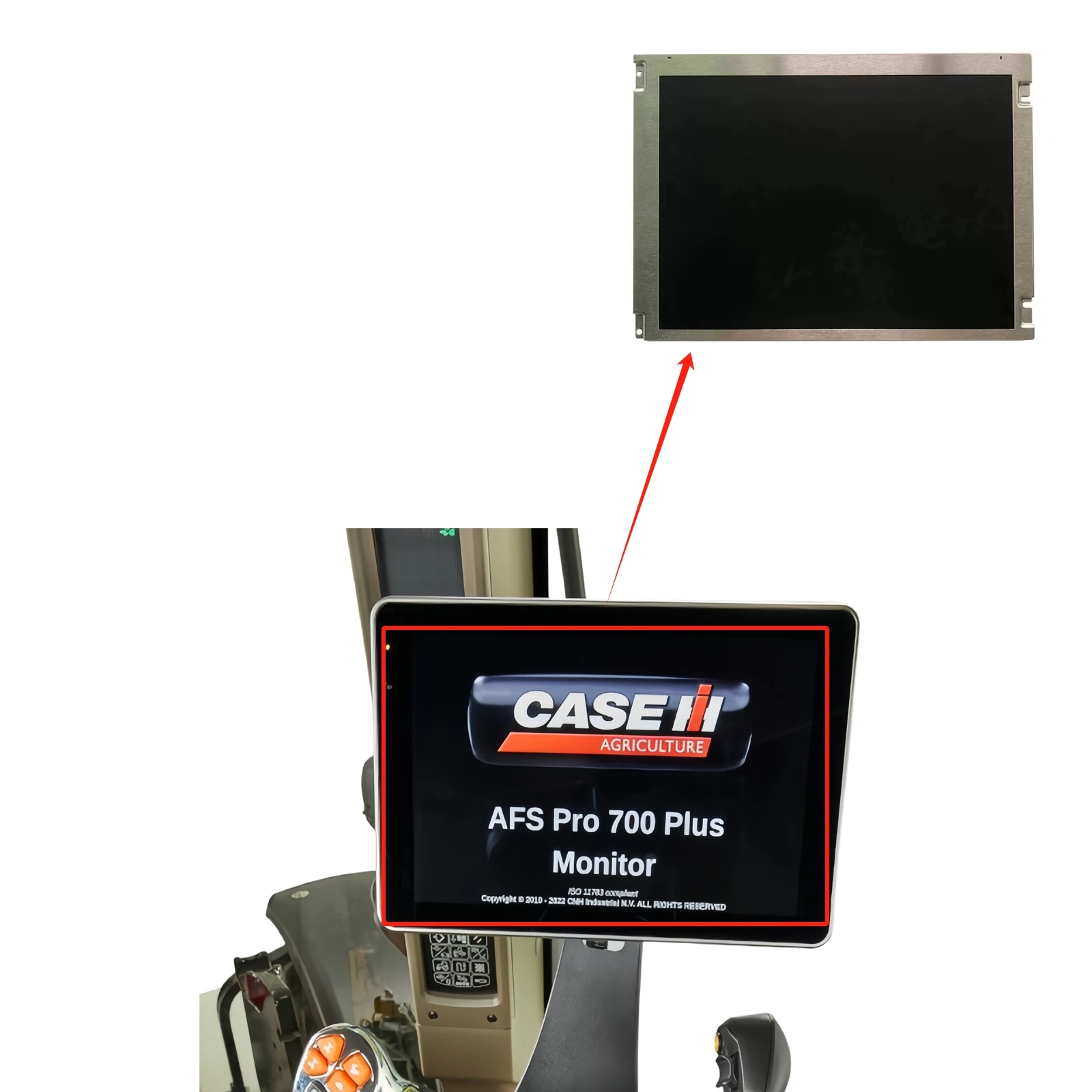 New LCD display for Trimble Case IH AFS Pro 700 series Intelivew lV Pro 700 Screen Repair