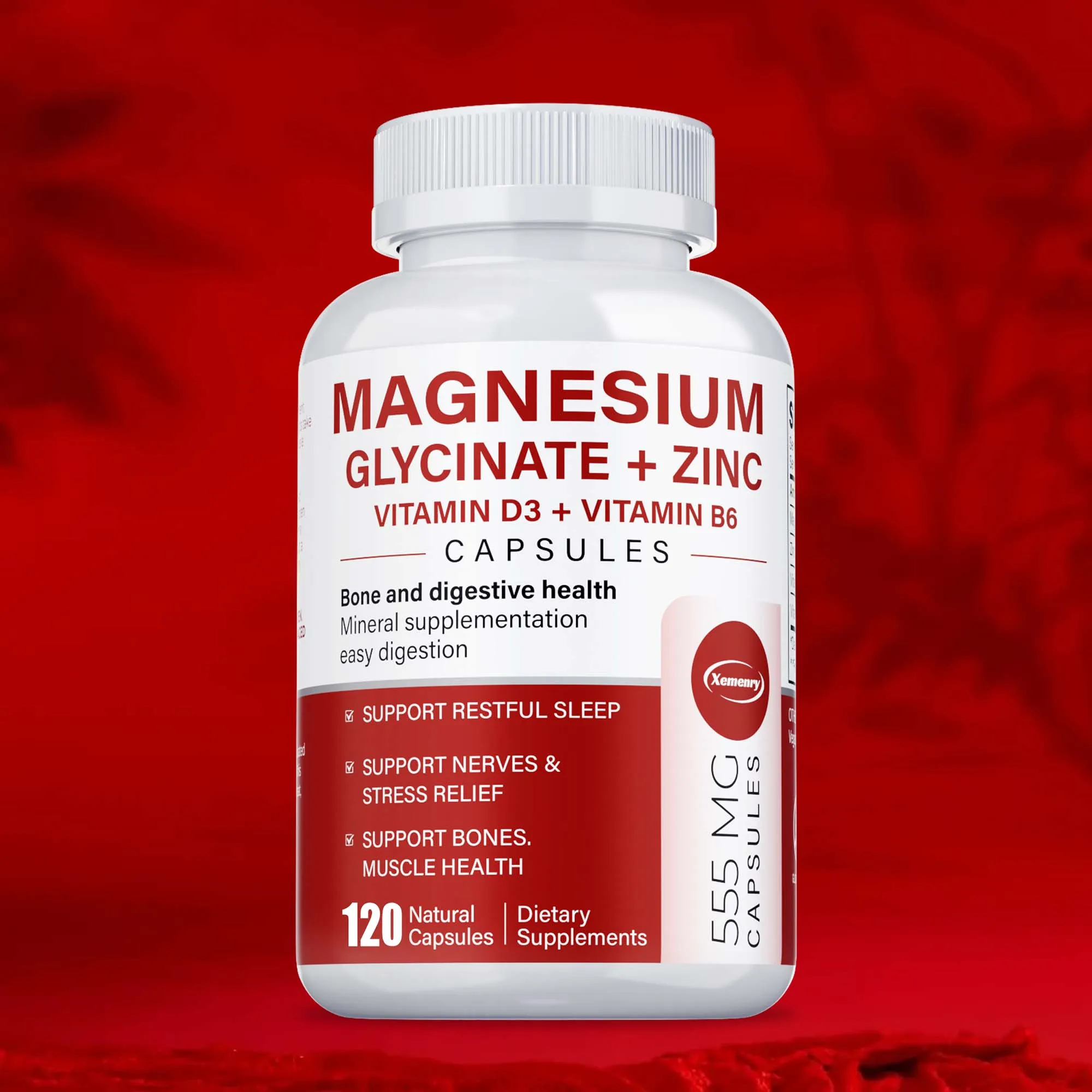

Magnesium Glycinate & Zinc Supplement-Support for Sleep,Muscle, Nerve, Joint and Heart Health, Stress & Anxiety Relie