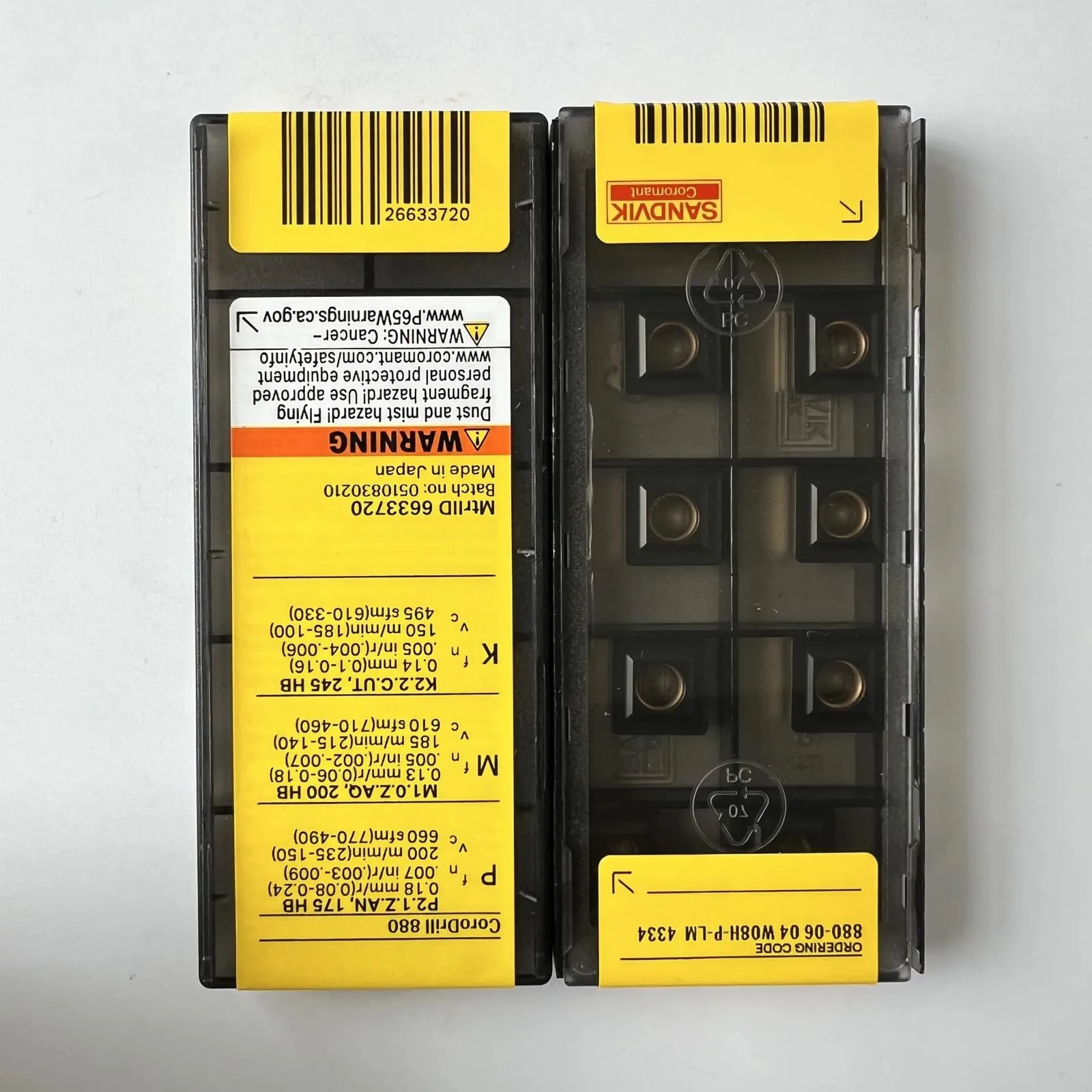 

Оригинальный SANDVIK/880-0604W08H-P-LM 4334/лезвие с ЧПУ из твердого сплава, 10 шт.