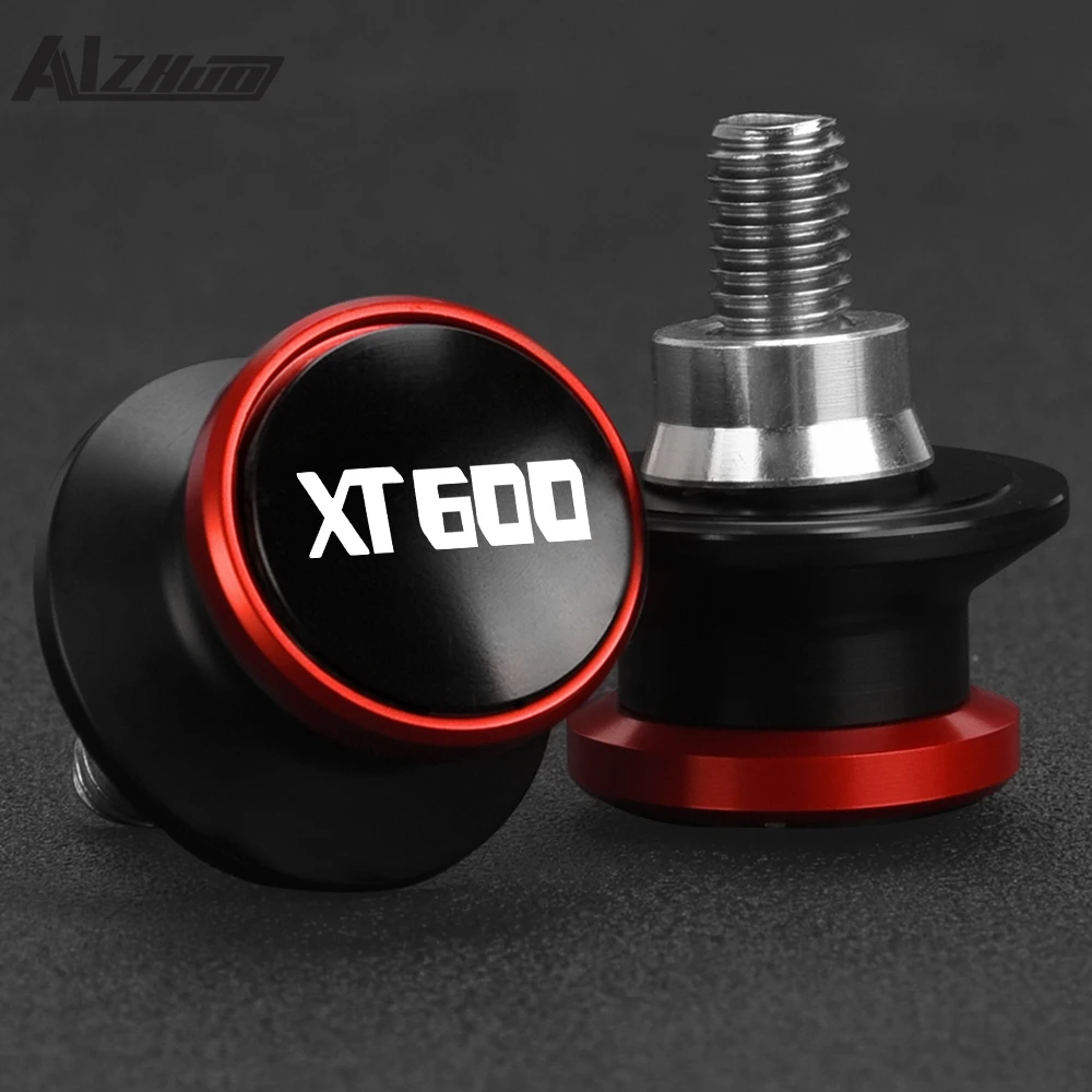 Para motocicletas Yamaha XT600 XT 600 XT-600 1984 1985 1986: Carretes de basculante de 6 mm, tornillos de soporte trasero y deslizadores XT600 1984