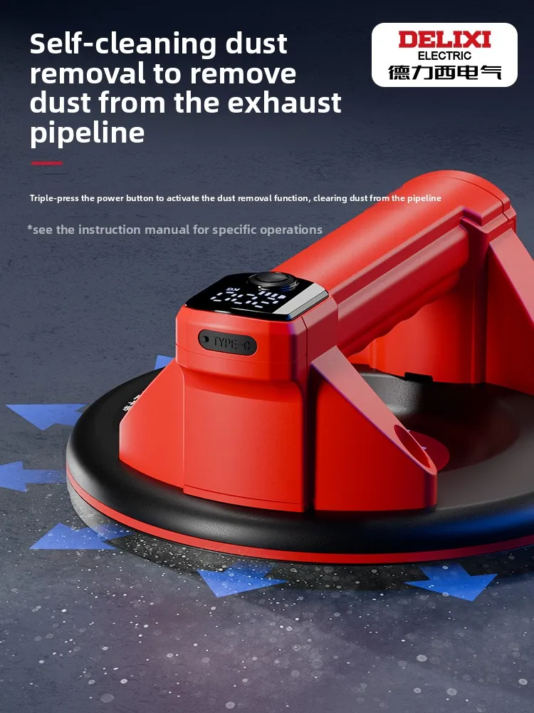 Heavy Duty Electric Vacuum Suction Cup With Auto Air Replenishment Powerful Lifter For Glass Floor Tile Installation - view 4