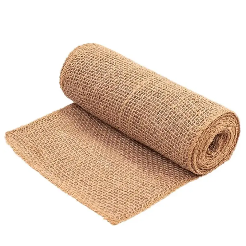 Tree Wrap For Damaged Bark Antifreeze Bandage Tree Wraps Tree Trunk Protector Natural Jute Burlap Packing Wrap Freeze Protection