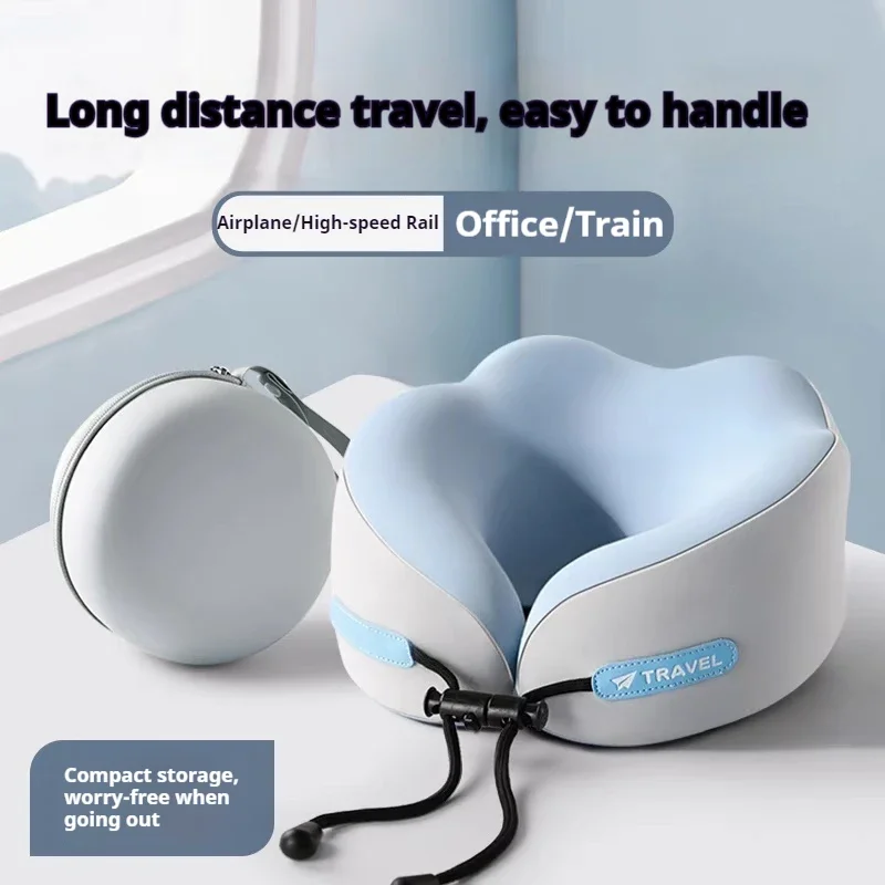 

New U-Shaped Memory Foam Neck Pillows Cervical Healthcare Bedding Drop Shipping Soft Slow Rebound Space Travel Pillows