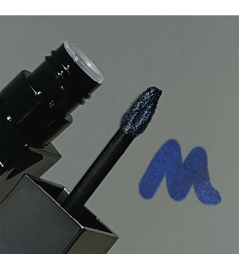 Punk Blue Green Matte Lipgloss Gothic Black Lipstick Waterproof Dark Red Liquid Lipstick Halloween Makeup Non-stick Cup Lip Tint