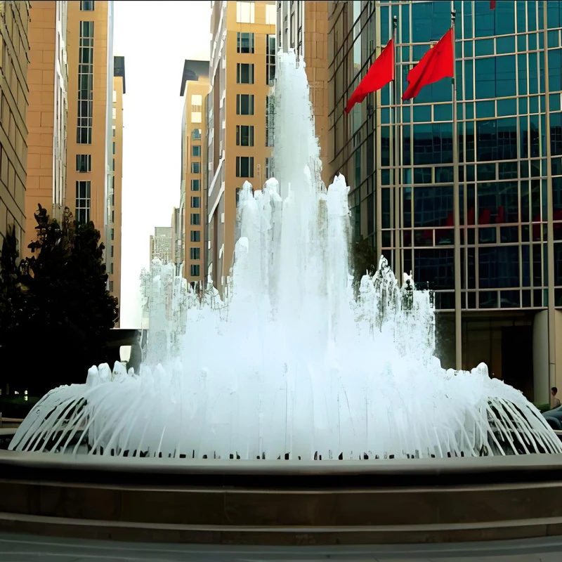 Outdoor Stainless Steel Garden Fountain Landscape Water Feature for Garden Project