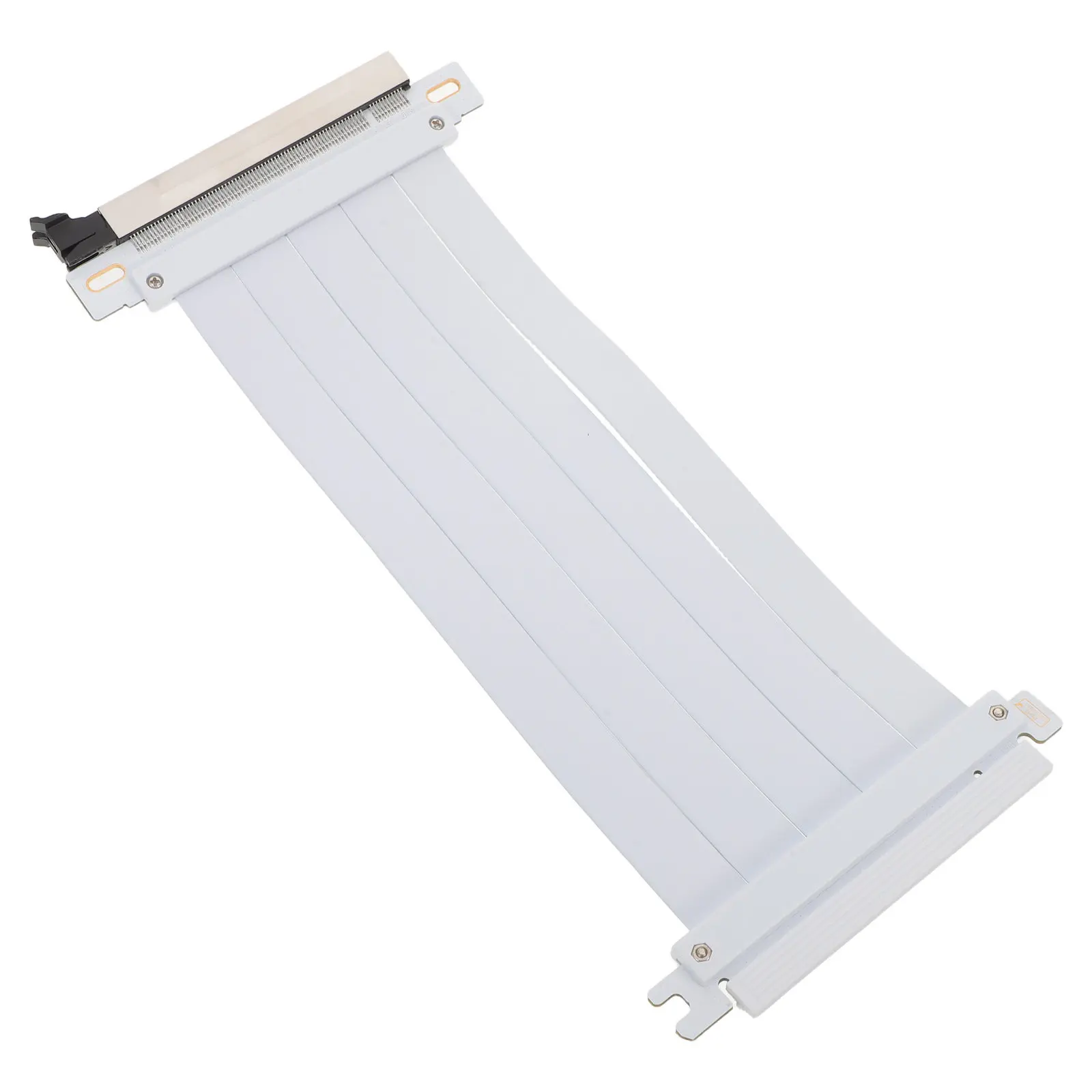 Pcie Riser Cable 4.0 16X Vertical GPU Extension Flexible Right Angle 180 Degree Full Speed Graphics Card Pci-E Adapter External