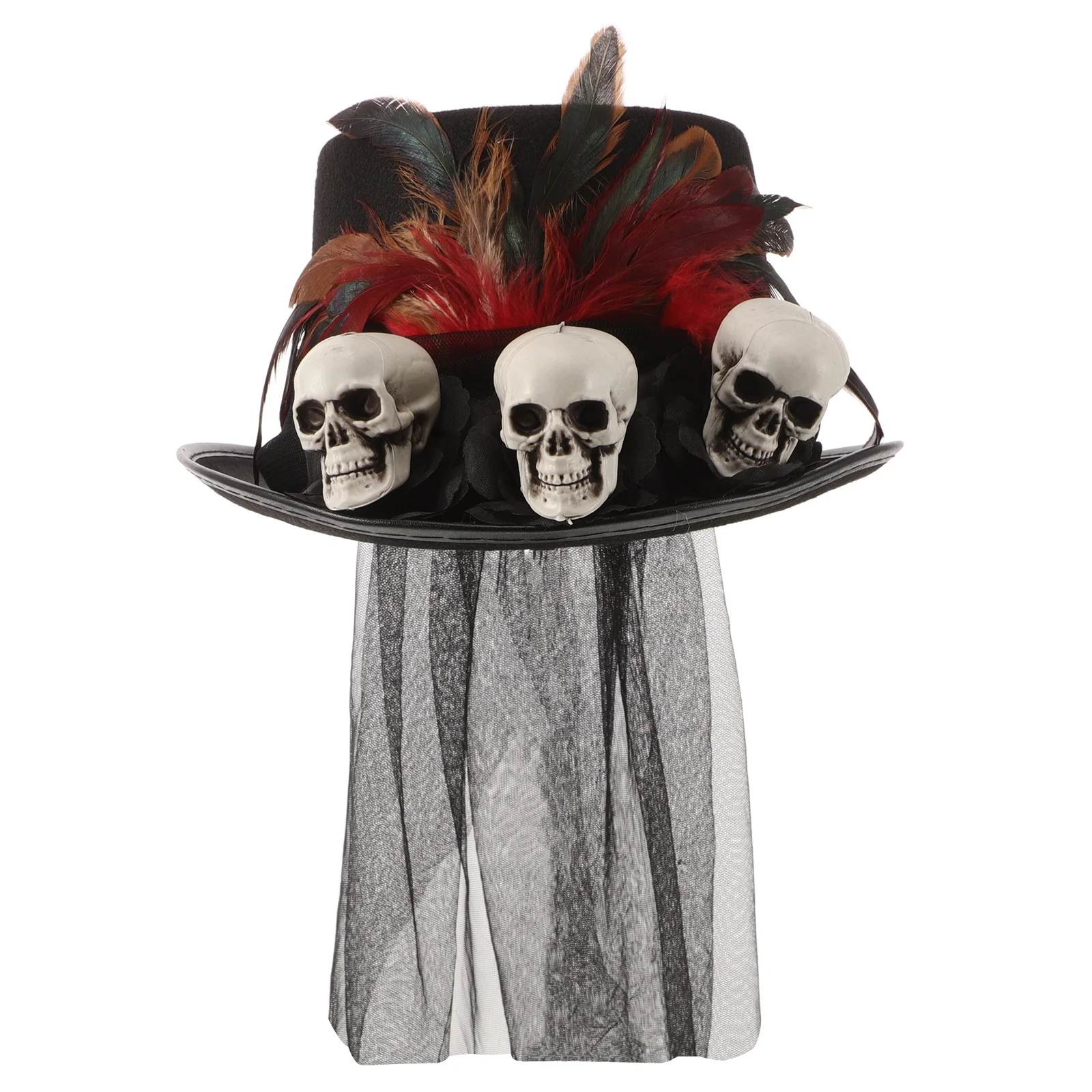 

Steampunk Hat Men Mini Party Hats Halloween Funny Resin Day Dead Children Man