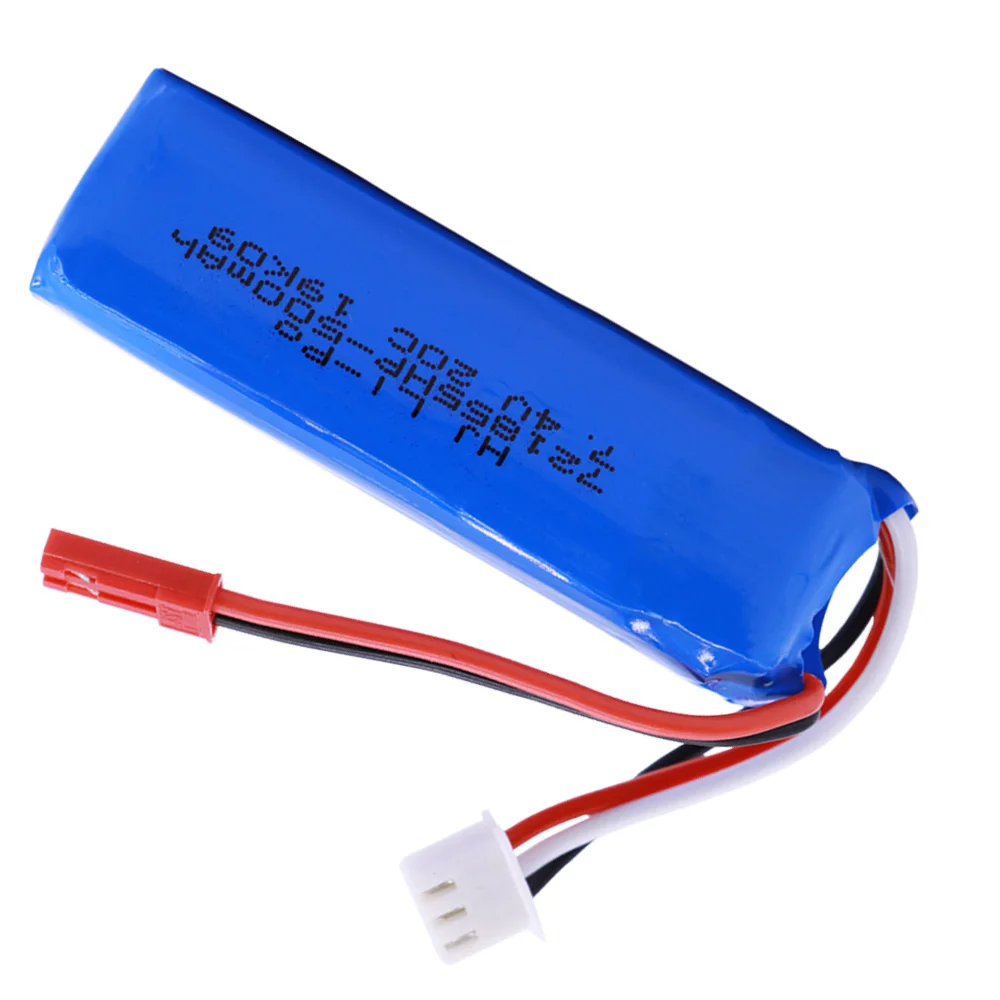7.4 فولت 500mAh بطارية ليبو 2S ل WLtoys A202 A212 A222 A232 A242 A252 4WD RC سيارة 7.4 فولت 721855 2S ل WLtoys A202 اللعب ملحق