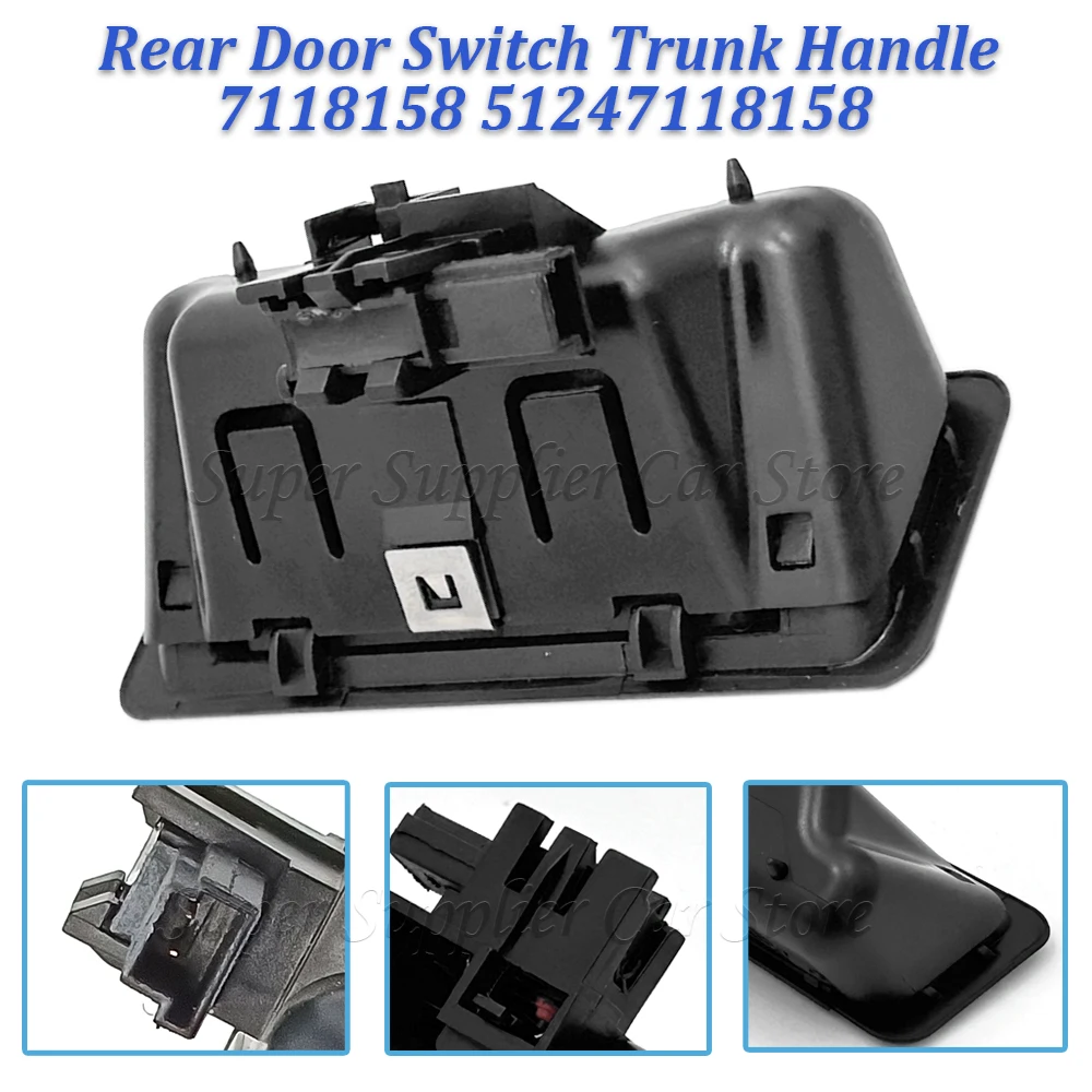 For BMW 2003-2013 E88 E71 E72 E84 E60 E61 E90 E91 E92 E93 E70 Car Boot Handle Trunk Control Release Switch 7118158 51247118158