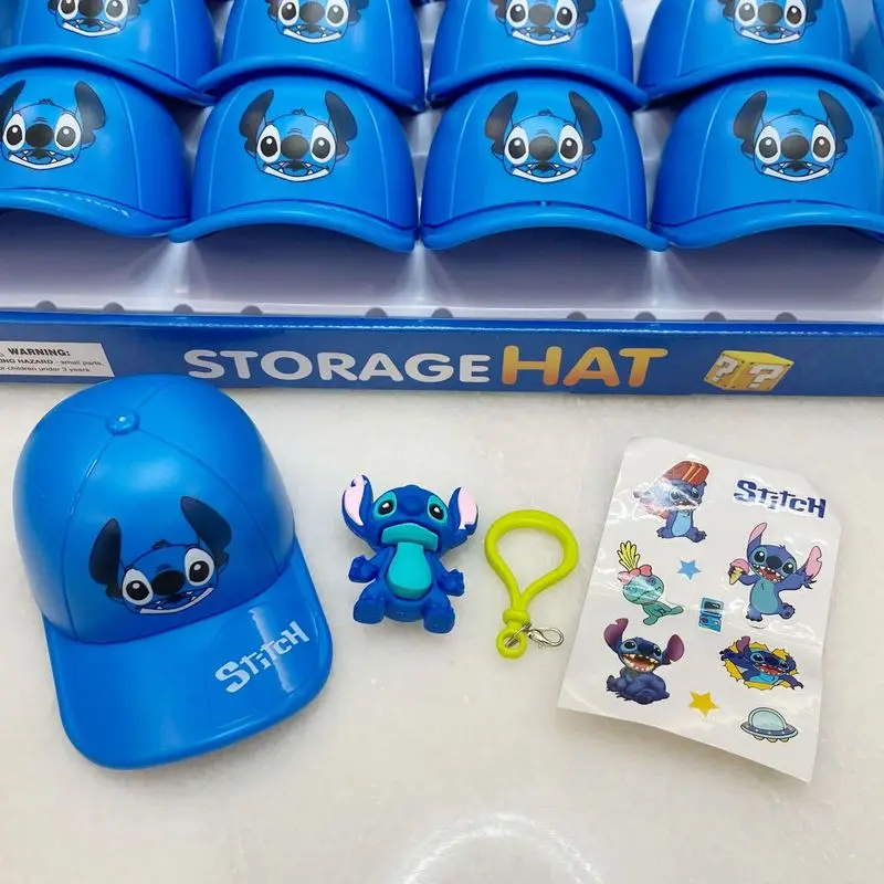 새로운 랜덤박스 세트 스티치 미스터리 수납 모자 키체인 펜던트 두 가지 스타일 인형 배낭 펜던트 액세서리 세트