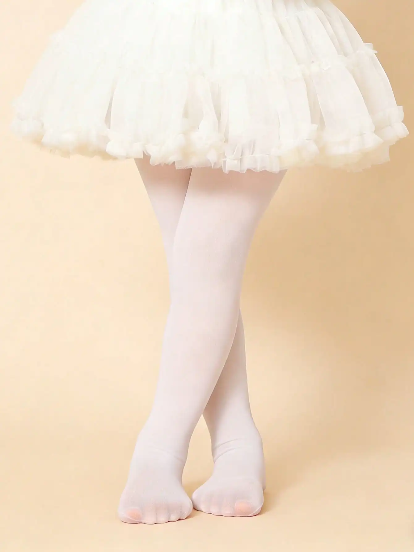 1Pc Girls Thin Sheer Breathable Tights 0-14Y Summer Simple Casual Daily Outfit Soft Kids Base Pantyhose Stretchy Legging Sock