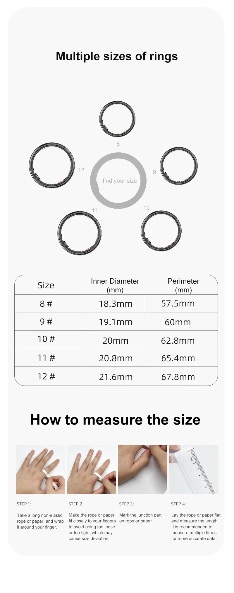 2024 NEW R06 5ATM Waterproof Smart Ring For Men Women Health Monitoring 100+ Sport Modes Fitness Tracking Waterproof Sport Ring