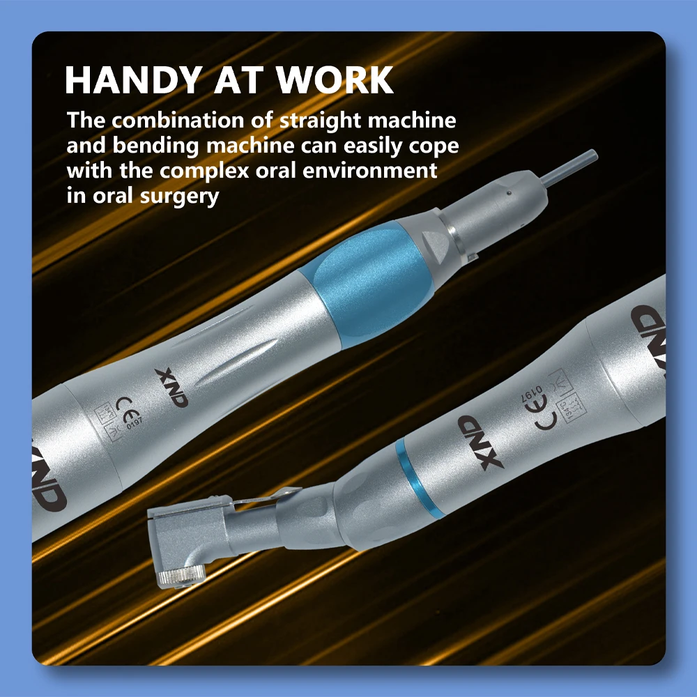 XND zestaw rękojeści dentystycznych o niskiej prędkości typu E końcówka kątowa prosta zewnętrzny strumień wody 2/4 otwór narzędzie do polerowania