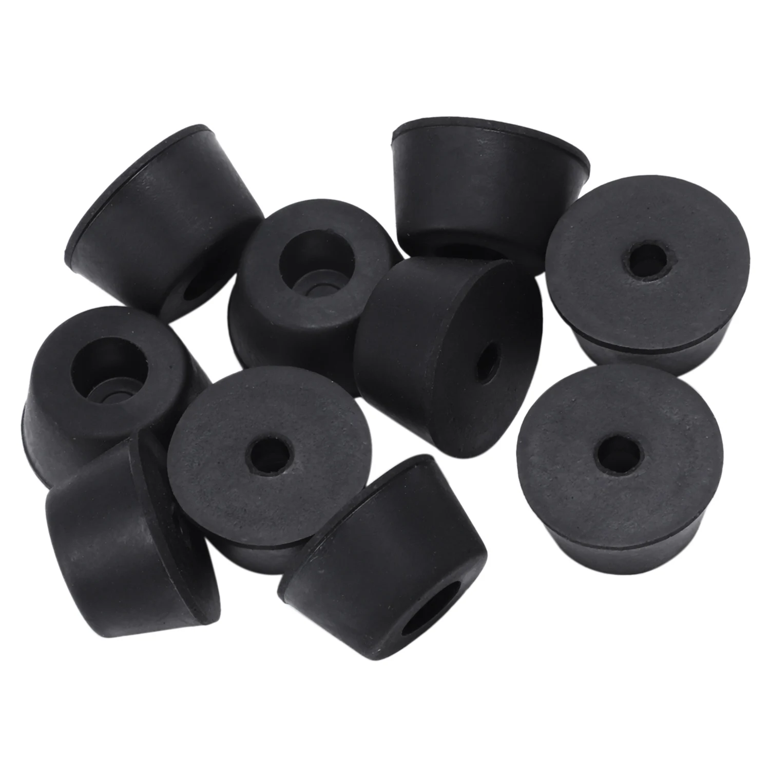 10 pcs 21 x 12 mm conical recessed foot feet rubber buffer Material: rubber