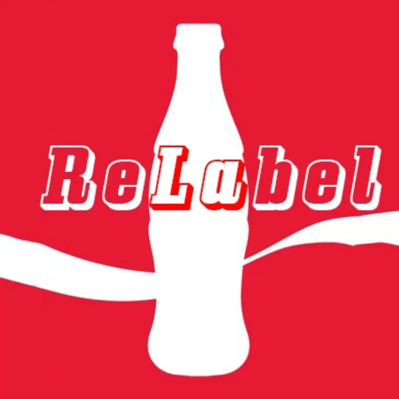 ReLabel Magical Label Restoration Gimmicks Close Up Magic Tricks Street Magic Props Magician Stage Magia Coke Trick Illusions