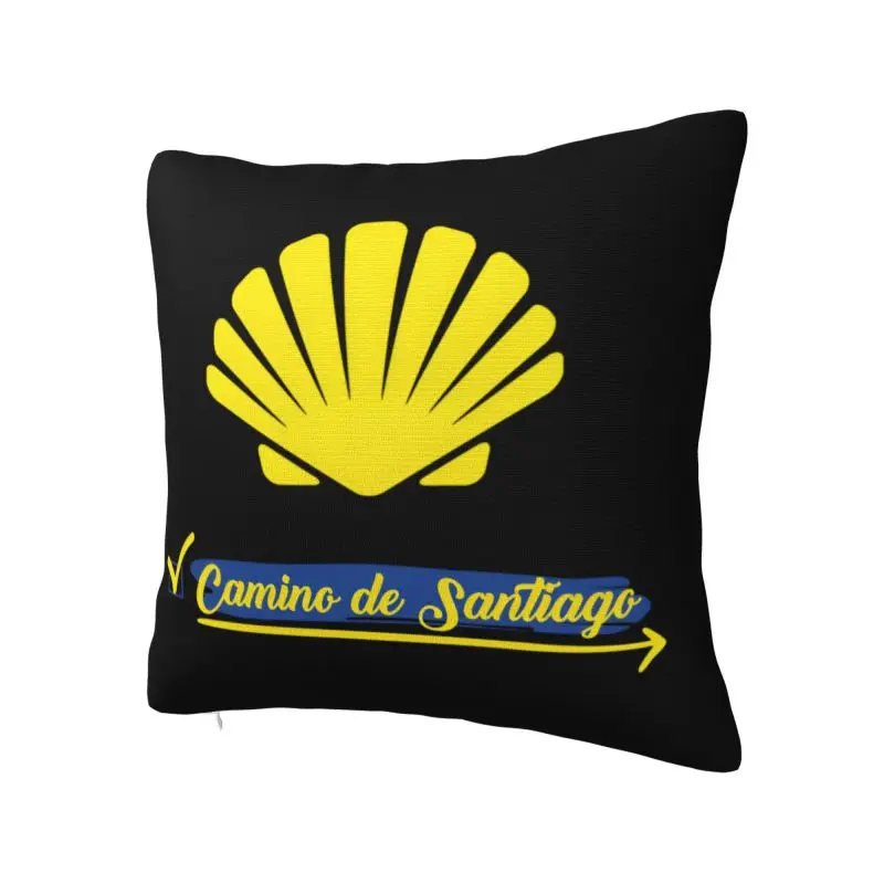 Modern Buen Camino De Santiago Cushion Cover 60*60 cm Soft Throw Pillow Case Decoration Bedding Sofa Pillowcase
