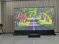 72inch~150inch UST ALR Projection Screen Floor Rising T-Prism Electric Tension 4K Projection Screen for Awol Fengmi Projector