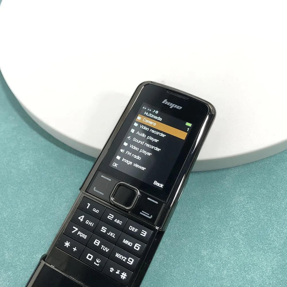 8800 2G Slider CellPhone 2.4inches 240x320 Dual SIM Dual Standby Bluetooth GSM Mobile Phone Multi-language