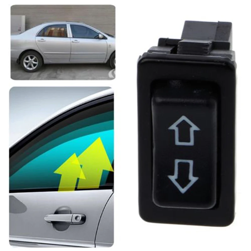 12V Universal Car Power Window Switch 5 Pins Electric Window Lifter Regulator Controller Button Cover Auto Replacement Accessori
