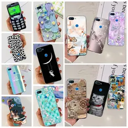 For Xiaomi Mi 8 Lite Case Clear Silione With Cute Painted Soft Phone Back Cover For Xiomi Mi 8 Lite Fundas Mi8Lite Coque Capas