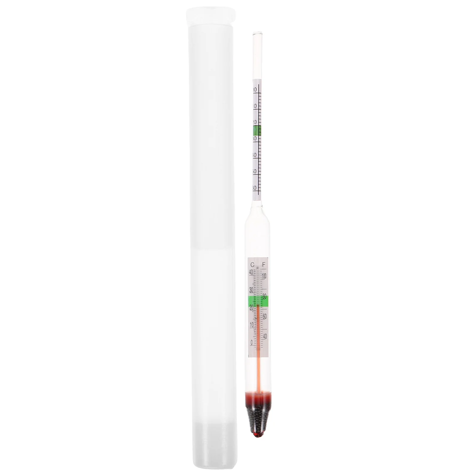 Hydrometer Seawater Fish Tank Density Salimeter Glass Amonia Testkit Aquarium Measuring Tester