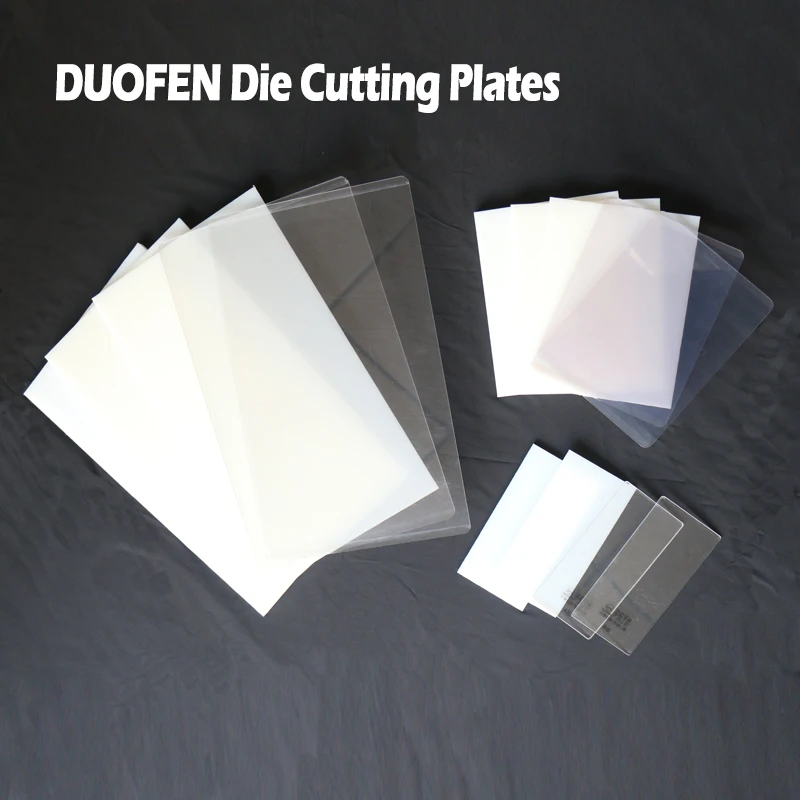 DUOFEN METAL CUTTING DIES die cutting plates White Nylon die cutting plate for die cutting machine 2021 new