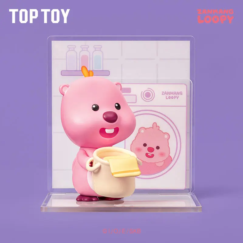 MINISO TOPTOY متوفر في المخزون أصيلة LOOPY لطيف اليومية سلسلة صندوق أعمى رائعة الحلي الأطفال مفاجأة لعب هدايا العيد