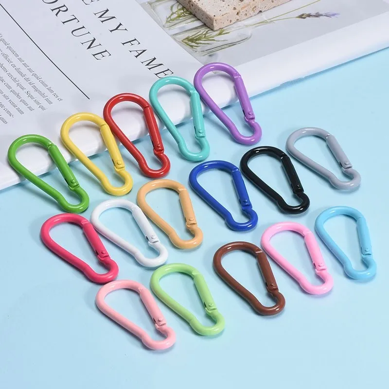 79 pcs Macaron Gourd Hooks with Random Macaron Colors, ideal for Outdoor Camping Hiking and Small Item Organizer